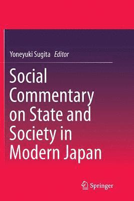 bokomslag Social Commentary on State and Society in Modern Japan