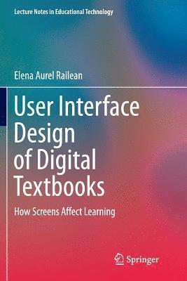 bokomslag User Interface Design of Digital Textbooks