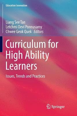 Curriculum for High Ability Learners 1