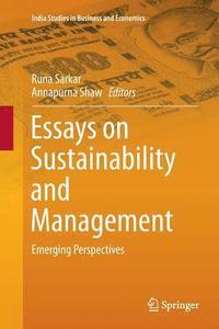 bokomslag Essays on Sustainability and Management
