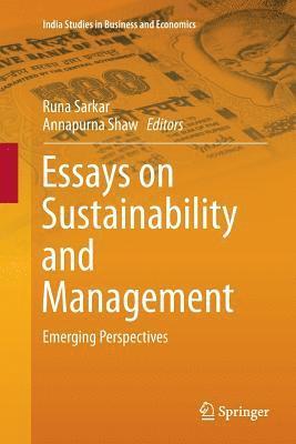 Essays on Sustainability and Management 1