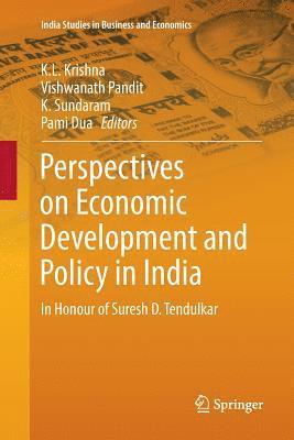 bokomslag Perspectives on Economic Development and Policy in India