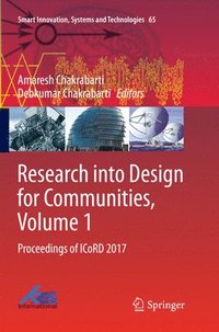 bokomslag Research into Design for Communities, Volume 1