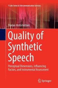 bokomslag Quality of Synthetic Speech