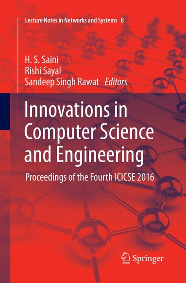 H. S. Saini, Rishi Sayal, Sandeep Singh Rawat - Innovations in Computer Science and Engineering, Häftad