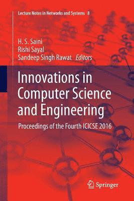 Innovations in Computer Science and Engineering 1