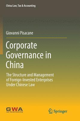 Corporate Governance in China 1
