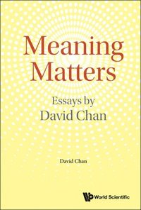 bokomslag Meaning Matters: Essays By David Chan