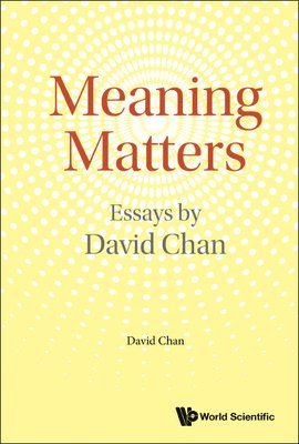 Meaning Matters: Essays By David Chan 1