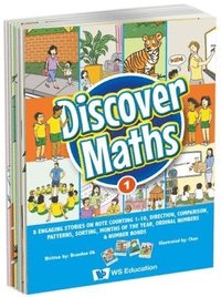 bokomslag Discover Maths 1: 8 Engaging Stories On Rote Counting 1-10, Direction, Comparison, Patterns, Sorting, Months Of The Year, Ordinal Numbers & Number Bonds