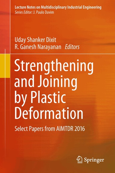 Uday Shanker Dixit, R. Ganesh Narayanan - Strengthening and Joining by Plastic Deformation, Inbunden