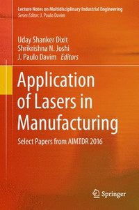 bokomslag Application of Lasers in Manufacturing