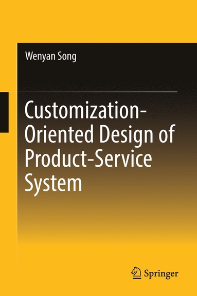 bokomslag Customization-Oriented Design of Product-Service System