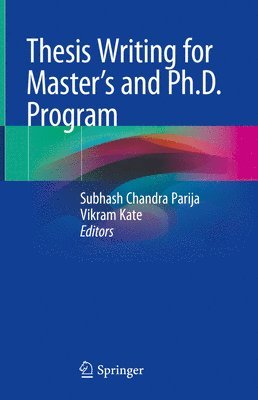 Thesis Writing for Master's and Ph.D. Program 1
