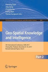 bokomslag Geo-Spatial Knowledge and Intelligence