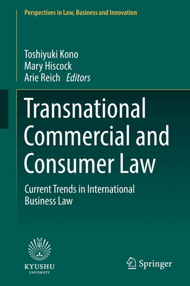 Toshiyuki Kono, Mary Hiscock, Arie Reich - Transnational Commercial and Consumer Law, Inbunden