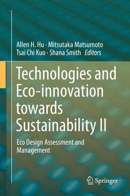 Technologies and Eco-innovation towards Sustainability II 1