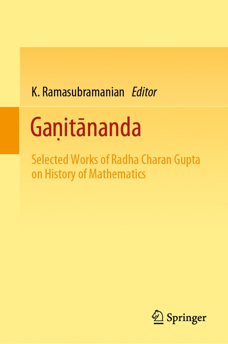 K. Ramasubramanian - Gaṇitānanda, Inbunden