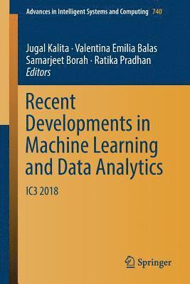 Recent Developments in Machine Learning and Data Analytics 1