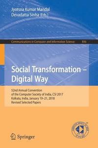 bokomslag Social Transformation  Digital Way