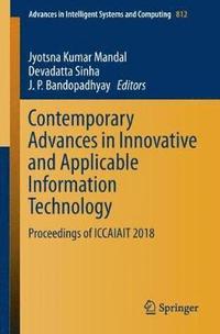 bokomslag Contemporary Advances in Innovative and Applicable Information Technology