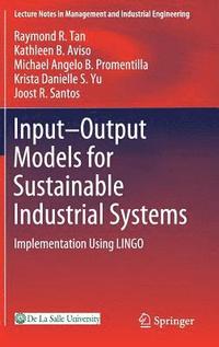 bokomslag Input-Output Models for Sustainable Industrial Systems