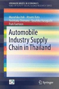 bokomslag Automobile Industry Supply Chain in Thailand