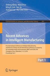 bokomslag Recent Advances in Intelligent Manufacturing