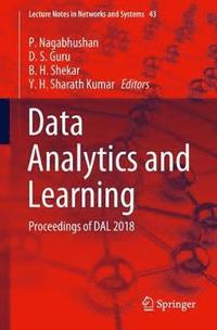 bokomslag Data Analytics and Learning