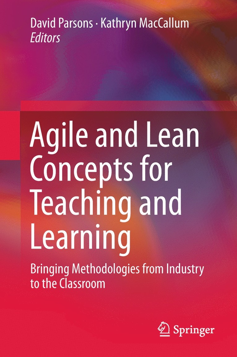 David Parsons, Kathryn MacCallum - Agile and Lean Concepts for Teaching and Learning, Inbunden