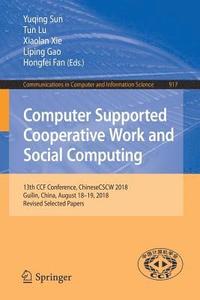 bokomslag Computer Supported Cooperative Work and Social Computing
