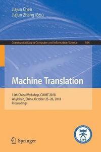 bokomslag Machine Translation