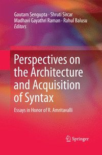 bokomslag Perspectives on the Architecture and Acquisition of Syntax