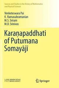 bokomslag Karaapaddhati of Putumana Somayj