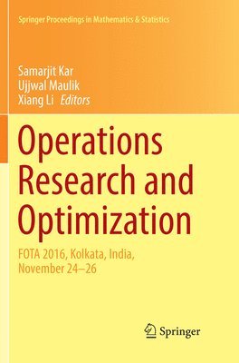 bokomslag Operations Research and Optimization