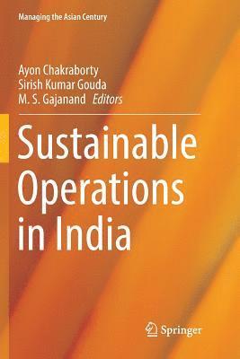 bokomslag Sustainable Operations in India