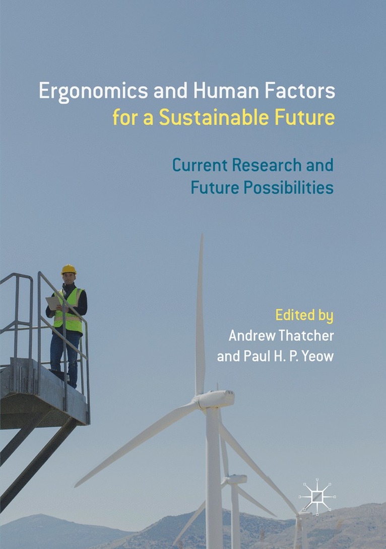 Andrew Thatcher, Paul H.P. Yeow, Paul H. P. Yeow - Ergonomics and Human Factors for a Sustainable Future, Häftad