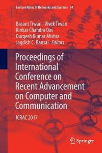 bokomslag Proceedings of International Conference on Recent Advancement on Computer and Communication