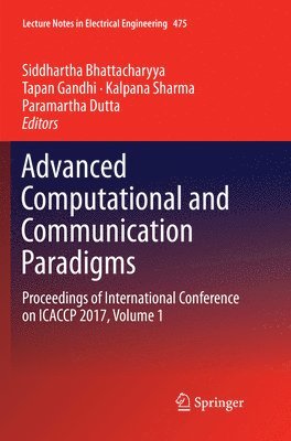 bokomslag Advanced Computational and Communication Paradigms