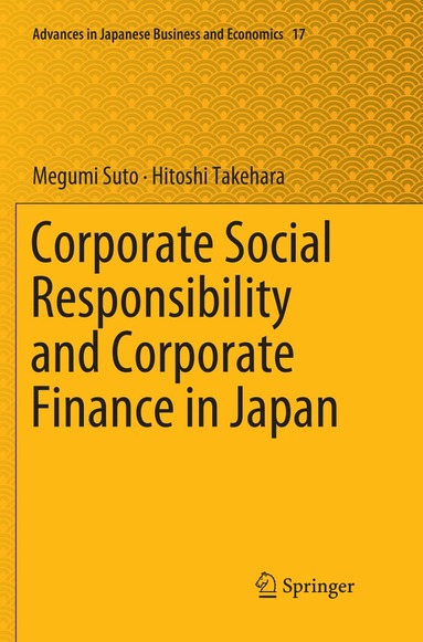 bokomslag Corporate Social Responsibility and Corporate Finance in Japan