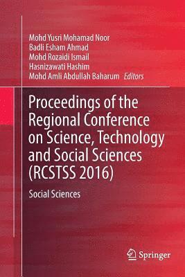 Proceedings of the Regional Conference on Science, Technology and Social Sciences (RCSTSS 2016) 1