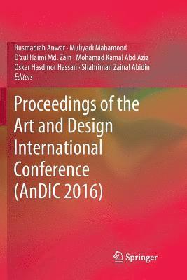 Proceedings of the Art and Design International Conference (AnDIC 2016) 1