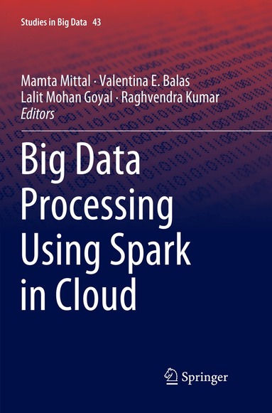 Mamta Mittal, Valentina E. Balas, Lalit Mohan Goyal, Raghvendra Kumar - Big Data Processing Using Spark in Cloud, Häftad