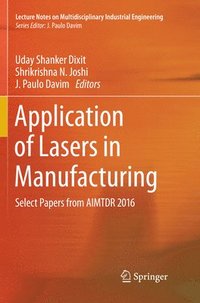 bokomslag Application of Lasers in Manufacturing