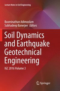 bokomslag Soil Dynamics and Earthquake Geotechnical Engineering