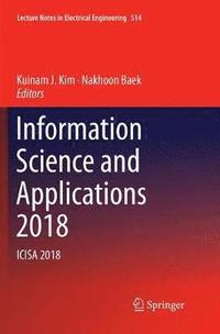 bokomslag Information Science and Applications 2018