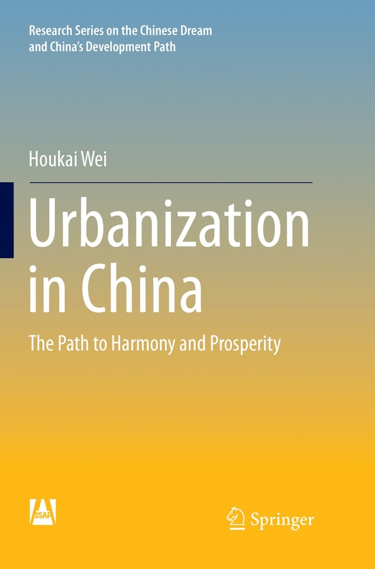 Houkai Wei - Urbanization in China, Häftad