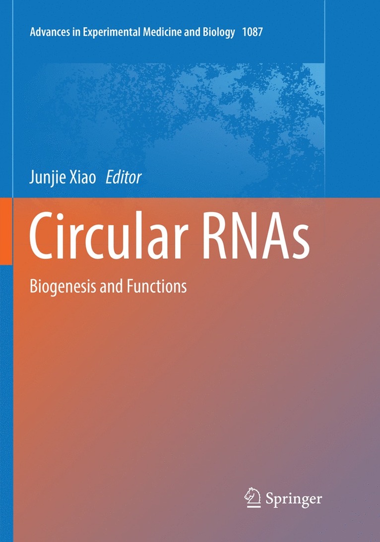 Junjie Xiao - Circular RNAs, Häftad