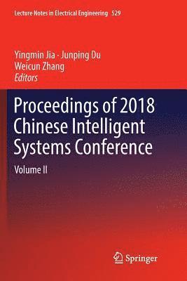 bokomslag Proceedings of 2018 Chinese Intelligent Systems Conference