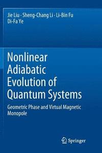bokomslag Nonlinear Adiabatic Evolution of Quantum Systems